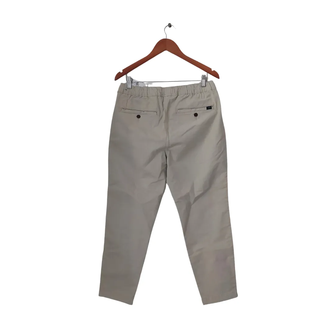 Abercrombie & Fitch Khaki Stretch Ankle Pants | Brand New |
