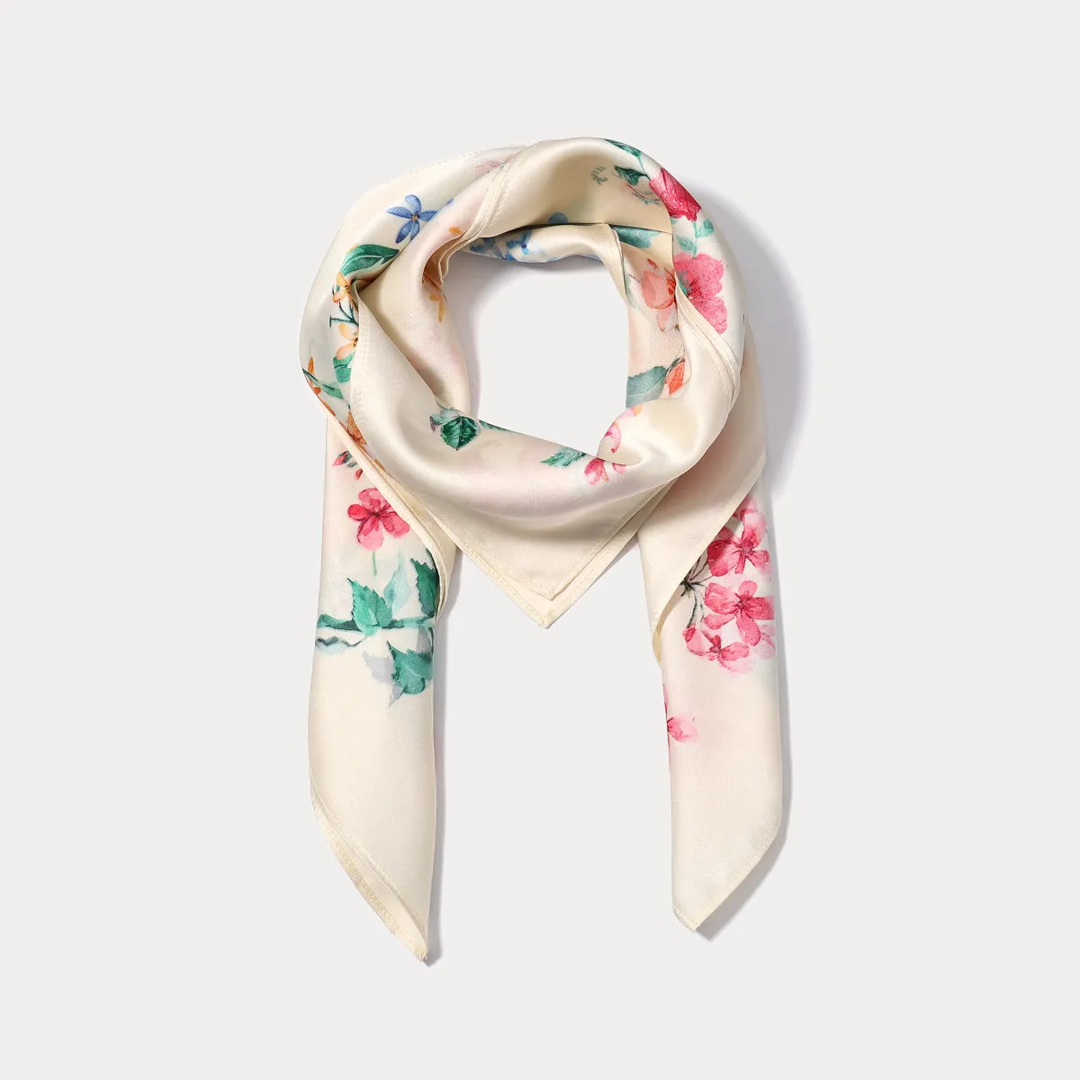 Blooming Square Scarf