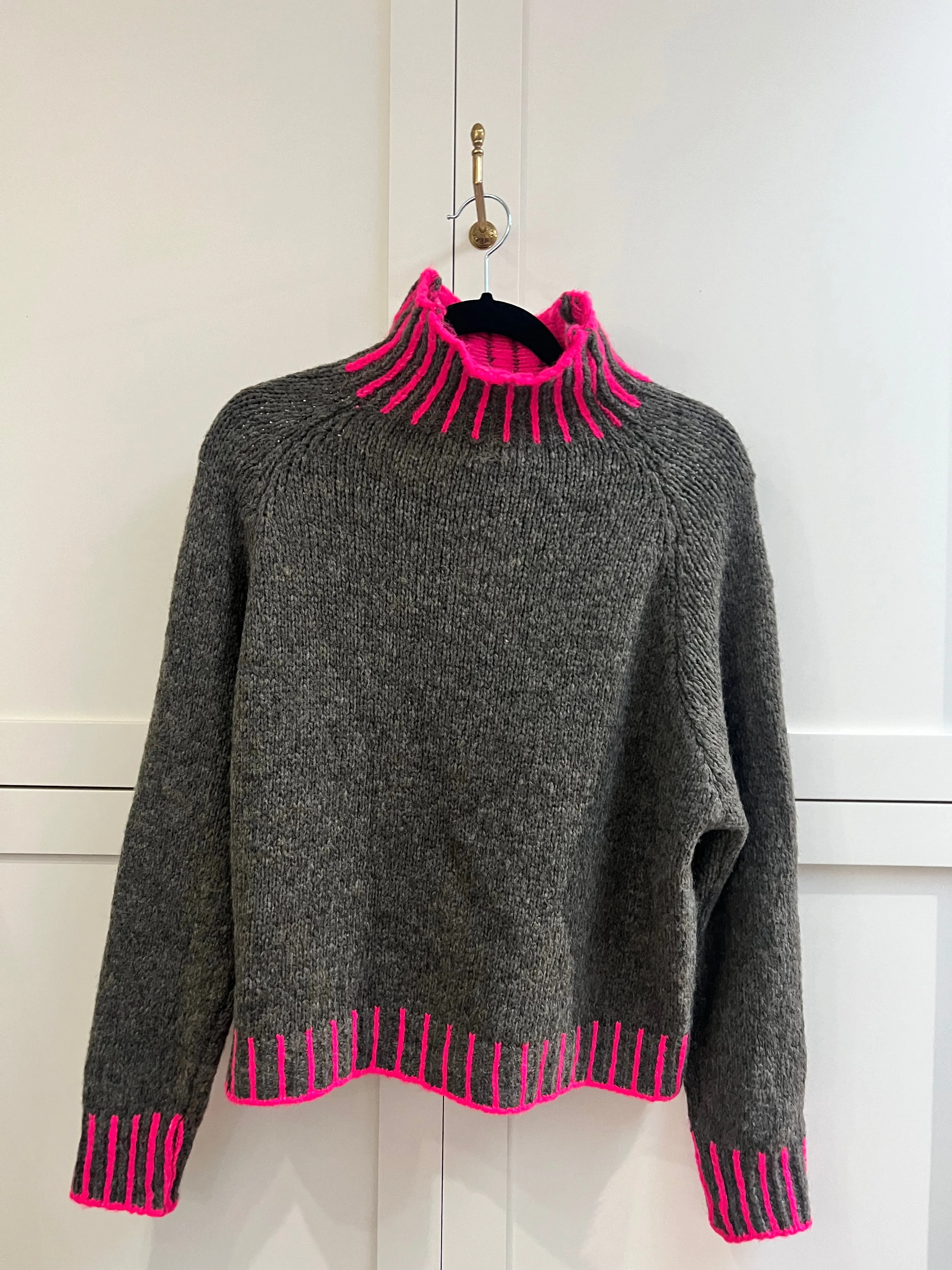 Cozy Mock Turtleneck | Ribbed Neck   Cuff | RE-STOCKED!