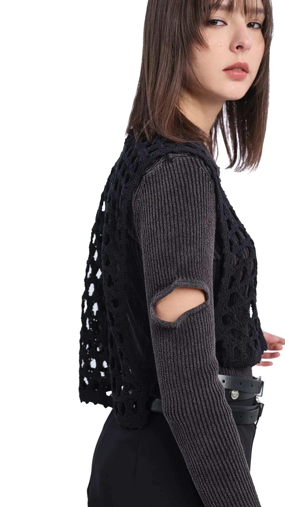 Crochet V-Neck Dickey