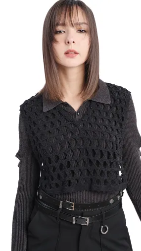 Crochet V-Neck Dickey