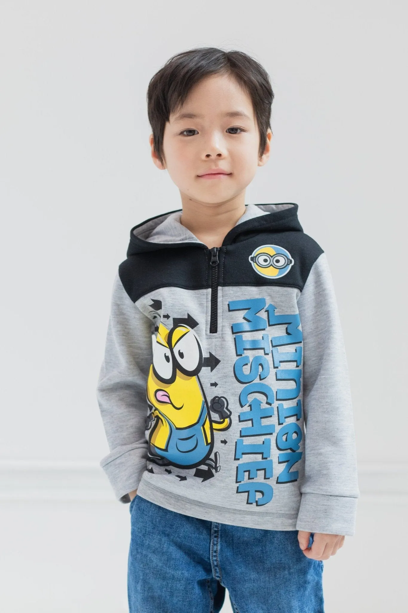 Despicable Me Minions Fleece Half Zip Hoodie