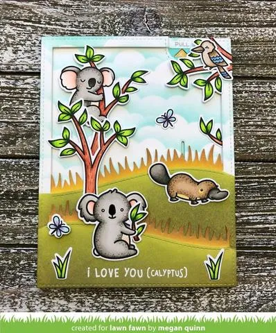 Lawn Cuts Custom Craft Die - I Love You (Calyptus) Flip-Flop*