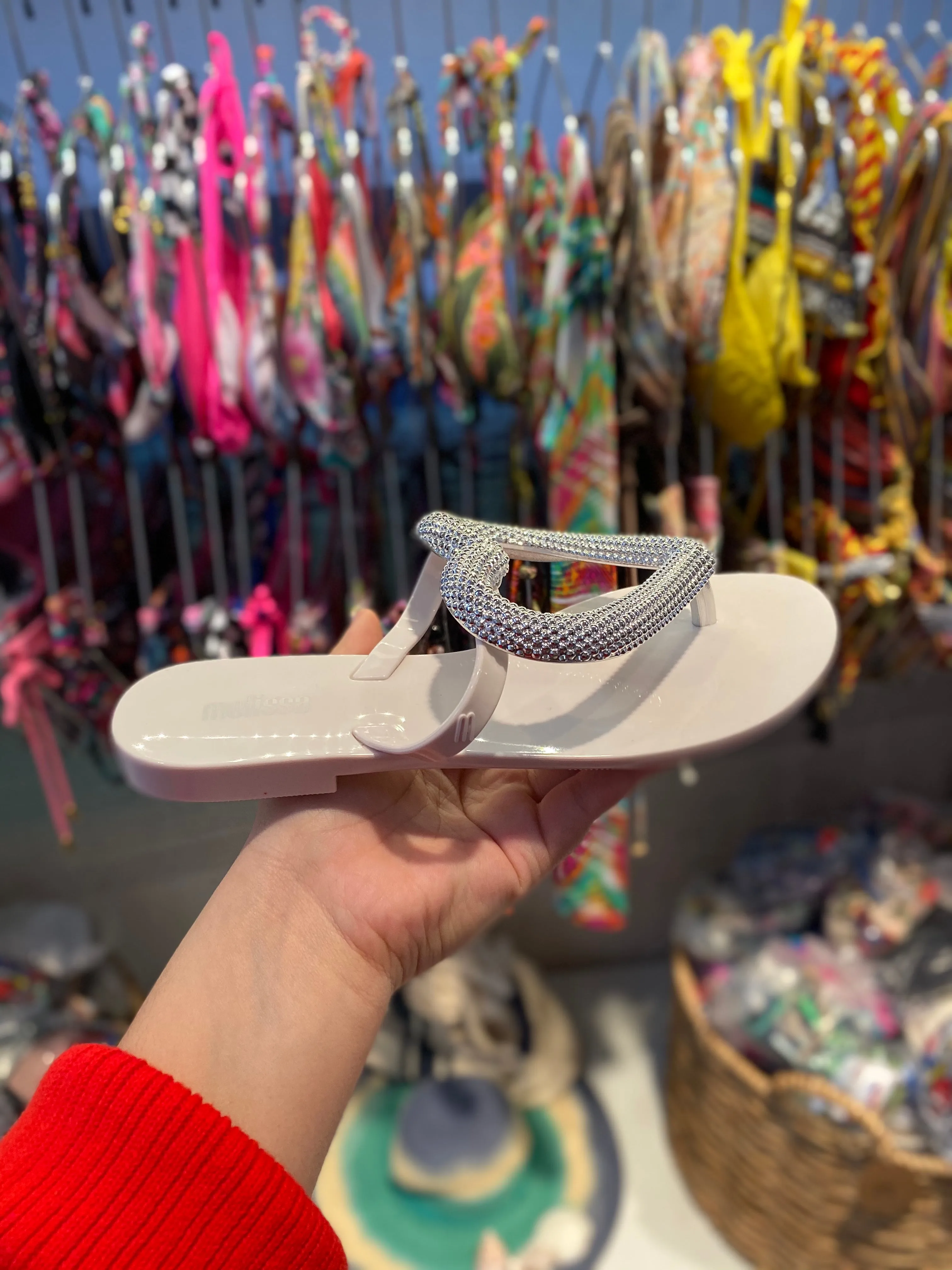 Melissa Big Heart - White & Silver