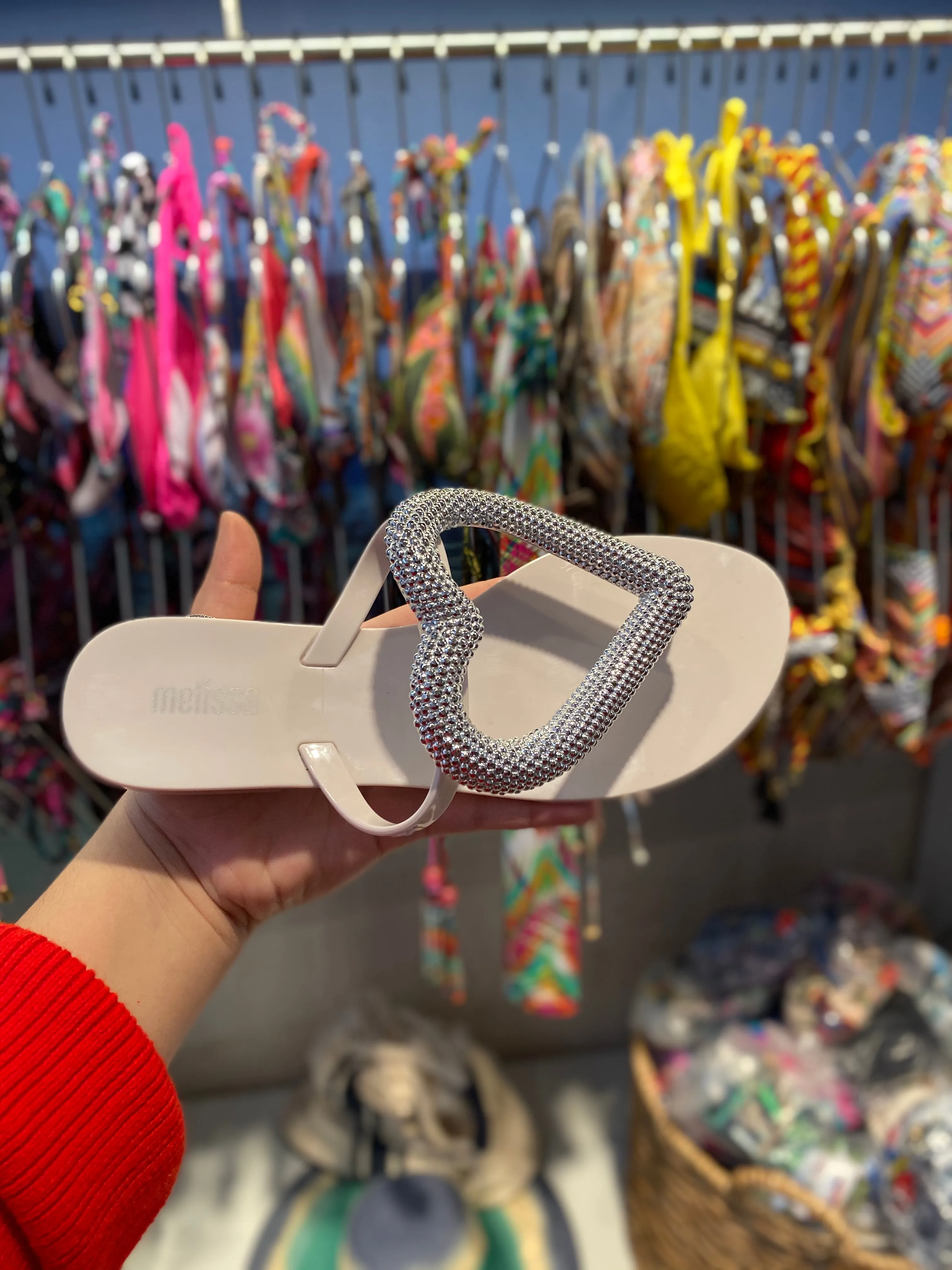 Melissa Big Heart - White & Silver