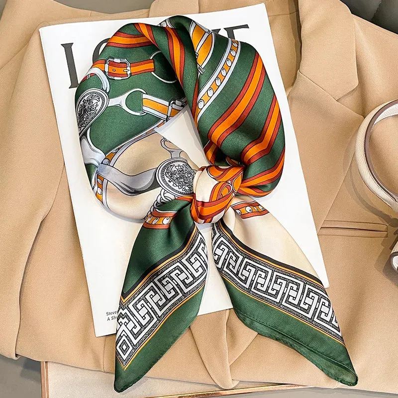 Sophisticated Silk Satin Scarf