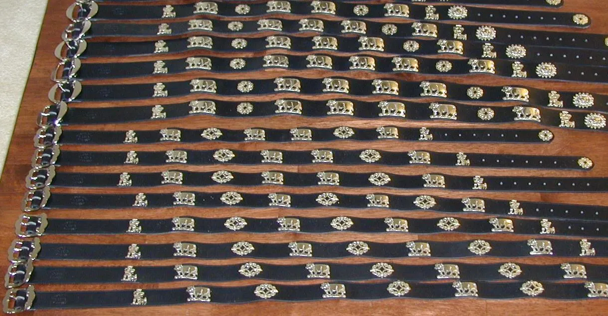 Authentic Traditional Swiss Appenzeller Leather Belt