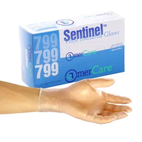 X-Large Lightly-Powdered Vinyl Sentinel Gloves, Pack of 100